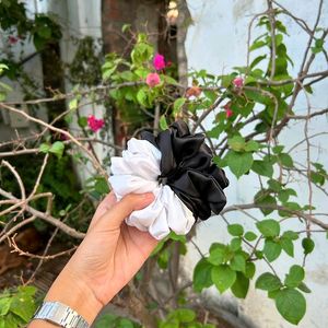 Satin Scrunchie Dual Shade