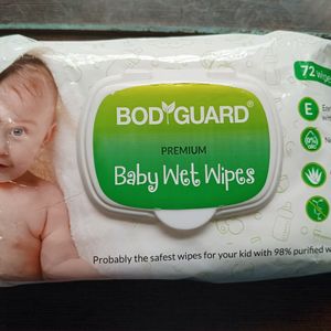 Bodyguard Premium Wet Wipes Pack Of 72😍