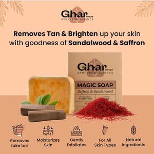 Pack Of 2 Ghar De- Tan Soaps