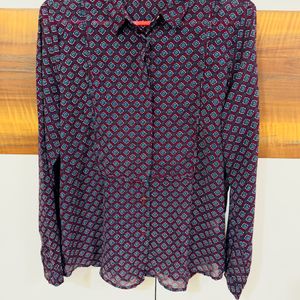 Women Printed Casual Shirt Free Gift Included