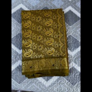 Silk cotton Fancy Saree Without Blouse 01