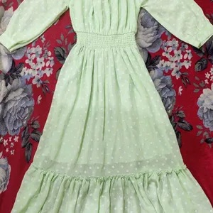 A Coquette Light Green Dress 🍀