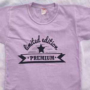 Lavender T Shirt For Kid