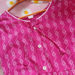 New Pink Empire Short Kurti🌸