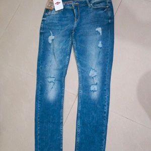 Lee Cooper Women Distressed Denim Size 28