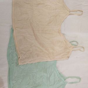 Pair Of 2 Camisole Peach And Mint