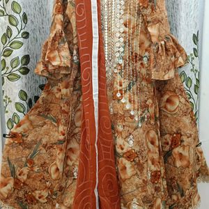 Pashmina Kurti Skirt Dress With Dupatta