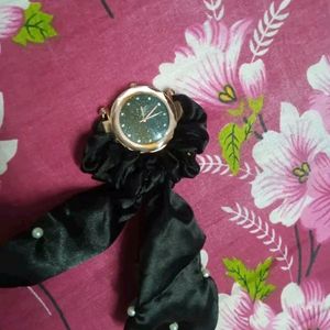 Best Quality Fabric Srcunchis watch for Women&Girl