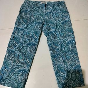 Blue Print Capri Pant