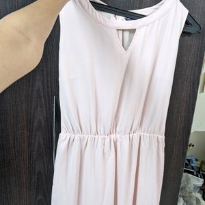 Full Length Baby Pink Dress