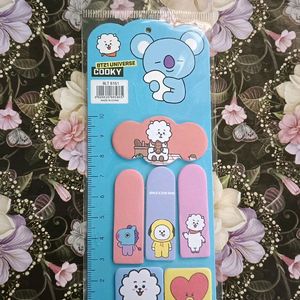 (Combo) BT21 CUTE BOOKMARK😍🫰🏻 (Pink) & (Blue)