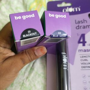 Plum 1 Maskara & 2 Eyeliner