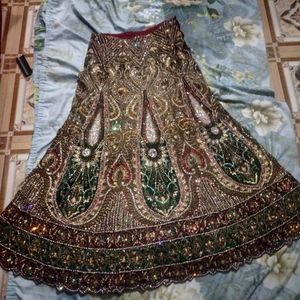 Brindal Lehenga Beautiful Colour