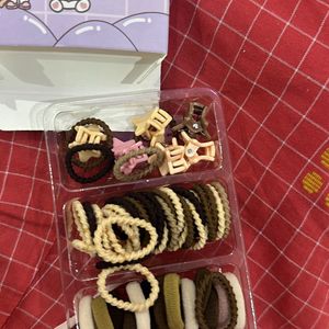 Baby Hair Clips Rubber Box