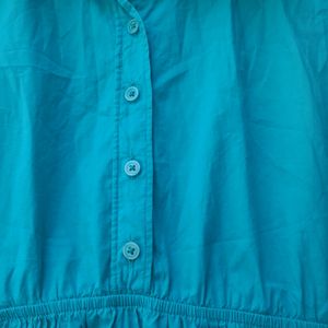 Old Navy Brand.sea Green/skyblue Tunic (Woman)