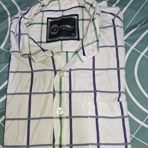 Bachmay Textiles White Colour Casual Shirt