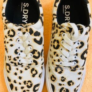 SUPERDRYLeopard Print Classic Lace-UpCasual Shoes