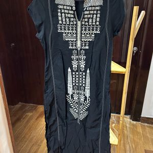 Wishful Black Kurta