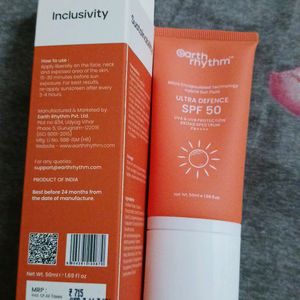 Earth Rhythm Sunscreen SPF 50 PA++++ Ultra Defence