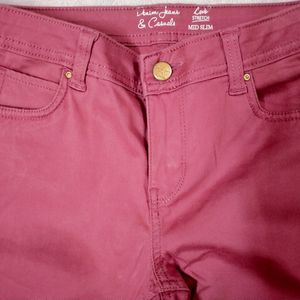 Pink Skinny Trousers