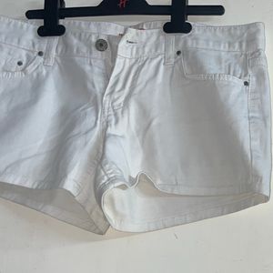 Denim White shorts