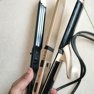 Vega 3 In 1 Hair Straightener Curler And Crimps