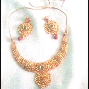 One Necklace With Earrings