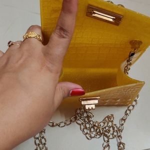 🆕 Mini Cutest Golden Shimmer Bag