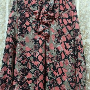 Snake Printed Shirt For Formal And Party Wear