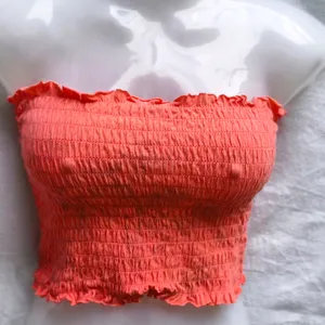 CUTE CORAL COLOUR TUBE TOP