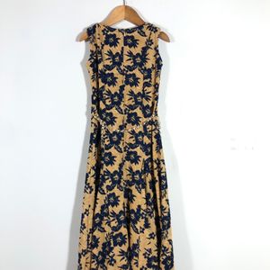 Beige&Blue Long Dress(Girl’s)