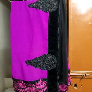 Purpel Saree