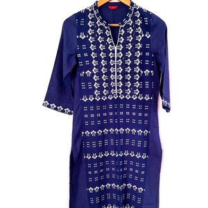 W Blue Kurta