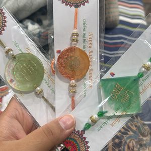 Resin Rakhis For Bhai Bhabhi