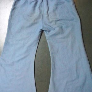 Blue Flared Bootcut Pants