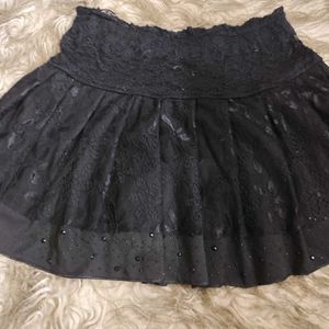 Black Lace Gothic/egirl Skirt