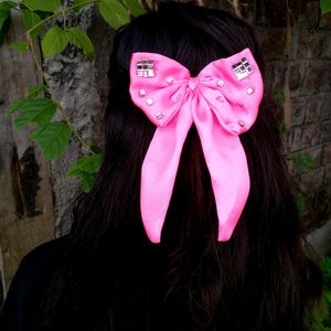 Bow Clip And Hair Scrunchies