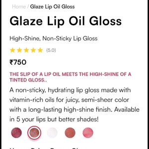 Gush Beauty Glaze Lip Oil Gloss