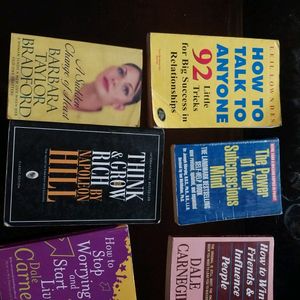 Set Of Six Self Help Books
