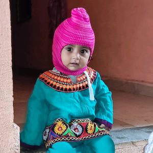 Gujrati Style Baby Girl Plazo Set