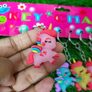 Set Of 12 Unicorn Keychains