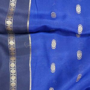 Good Condition Mysoore Silk Saree For Sale