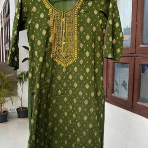 Green Kurta