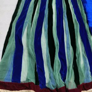 Velvet - Net Anarkali Suit