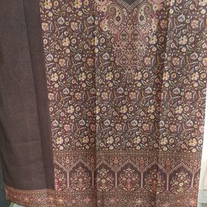 Brown Pashmina Suit