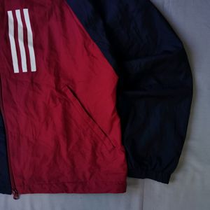 ADIDAS RED WINDCHEATER JACKET