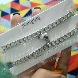 @149 Only Magnetic Heart Couple Bracelet