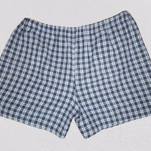 Blue Check Boxers