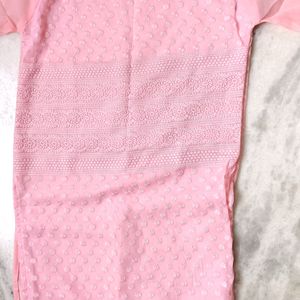 Embroidery Pink Kurta