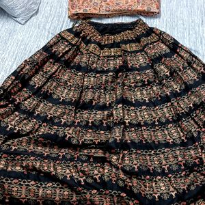 Blouse And Ethnic Skirt